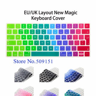 For Apple NEW Magic Keyboard Silicone Keyboard Cover Protector for Mac Magic 2 Keyboard Euro EU UK wireless Keyboard ski