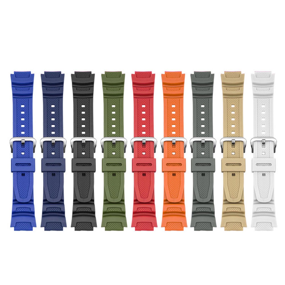 สายนาฬิกาข้อมือยางซิลิโคน สําหรับ Casio G-Shock AQ-S810W AQ-S800W AE-1000W SGW-400H 300H 500H W-735H W-216H 18 มม.
