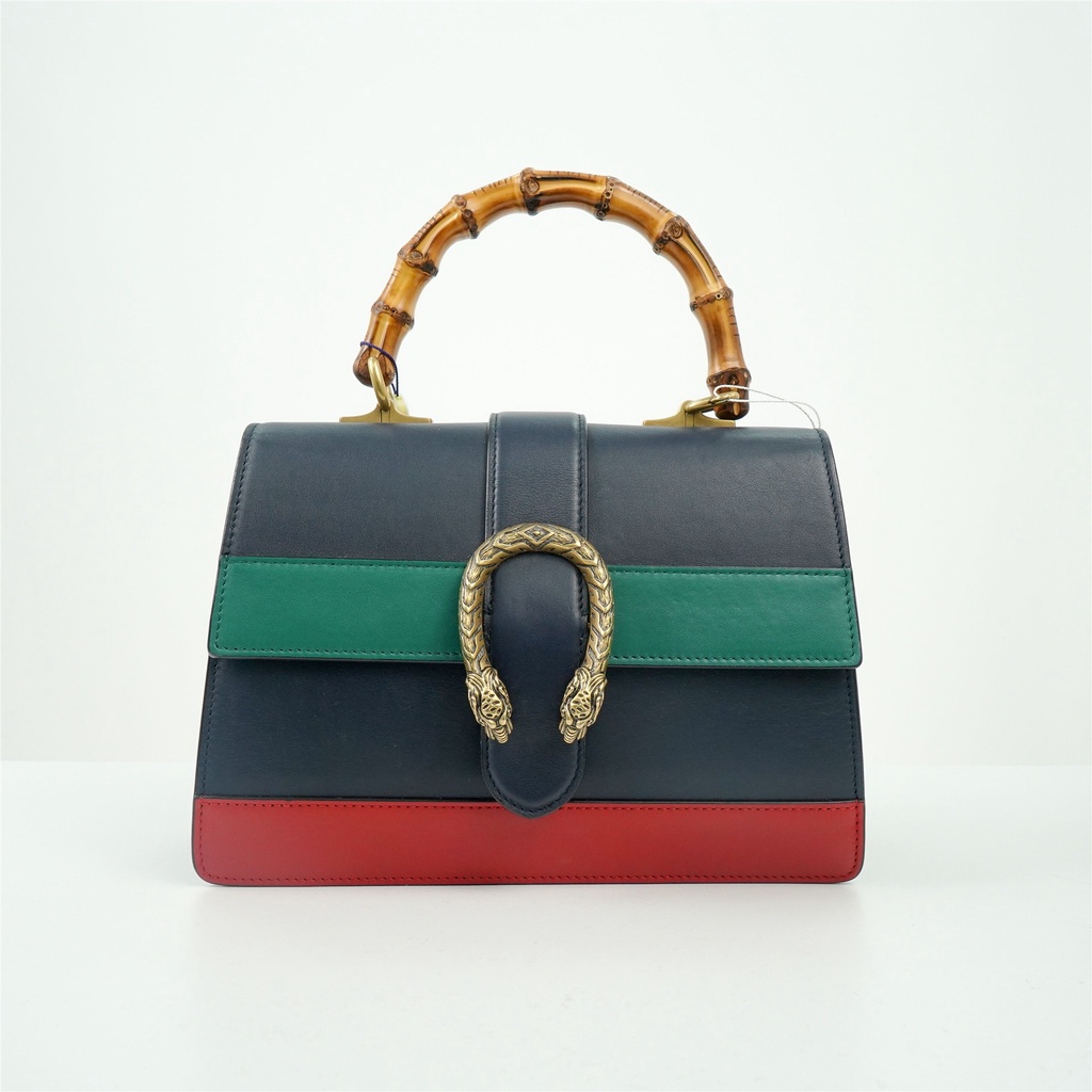 Gucci Bamboo Dionysus Medium Blue กระเป๋าสะพายข้างผู้หญิง