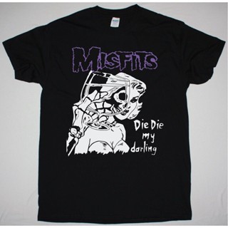 summer MISFITS DIE DIE MY DARLING BLACK T SHIRT summer fashion men popular Short sleeve tee black Fathers Day Mothers