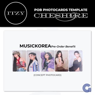 【เพลงป๊อบเกาหลี】ITZY - อัลบั้มมินิ [ CHESHIRE ] เฉพาะโฟโต้การ์ด