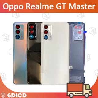 ฝาครอบแบตเตอรี่ พร้อมสติกเกอร์เลนส์กล้อง สําหรับ Oppo Realme GT Master RMX3350 RMX3031