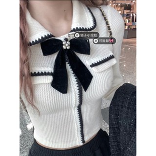 เสื้อยืดแขนยาว ผ้าถัก เข้ารูป ลายวาฟเฟิล สไตล์ตะวันตก แฟชั่นฤดูใบไม้ร่วง สําหรับผู้หญิง