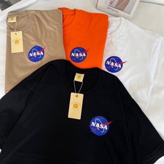 พร้อมส่ง🧸เสื้อยืดโอเวอร์ไซส์ สกรีนหน้าหลัง NASA