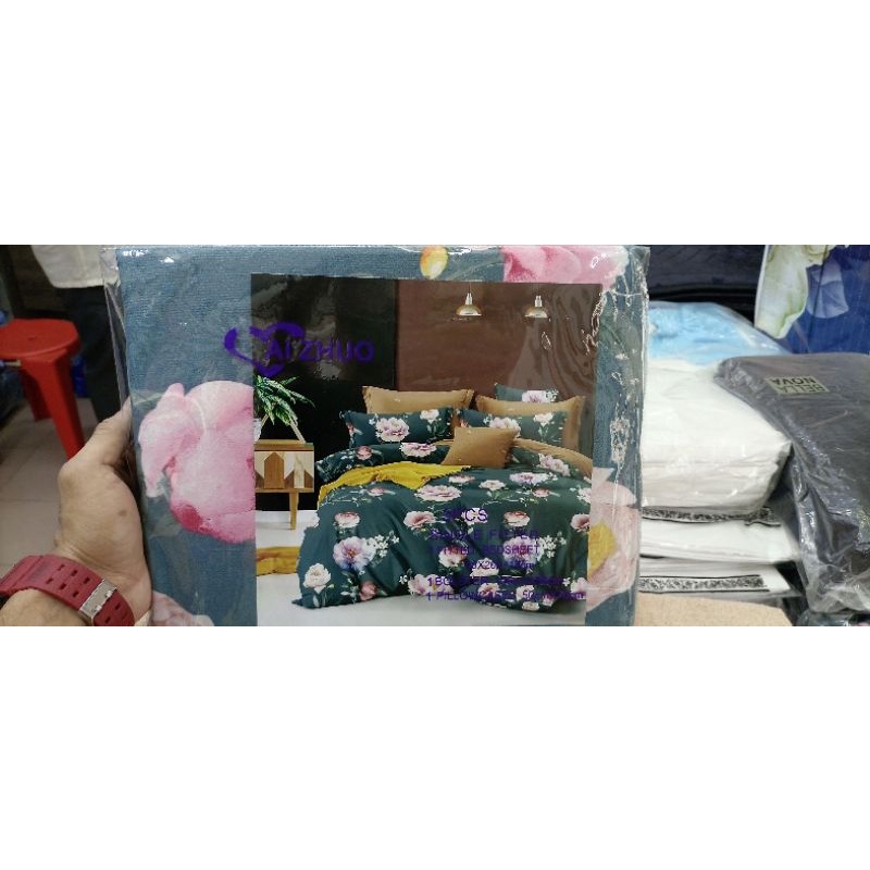 ผ้าปูที่นอนเดี่ยว Ai zhuo Design Global Collection Stoct Set 3 ชิ้น