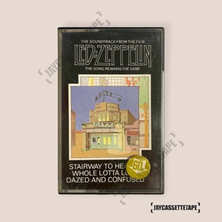 เทปเพลง เทปคาสเซ็ต เทปคาสเซ็ท Cassette Tape เทปเพลงสากล Led Zeppelin อัลบั้ม The Soundtrack From The Film The Song Re