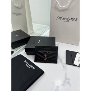 Saint laurent card holder Grade vip Size 10.5cm อะไหล่เงิน