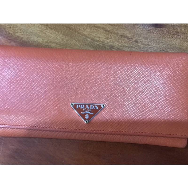 prada กระเป๋าสตางค์ใบยาว