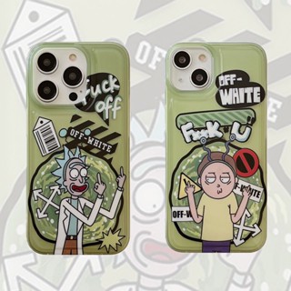 เคสโทรศัพท์มือถือ กันกระแทก ลายริคนิ้วกลาง สําหรับ Iphone 14 13 12 11 pro max