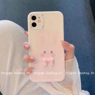 🧸 Style Korean | เคสโทรศัพท์ เคส Case สำหรับ ไอโฟน 13 13Pro 13ProMax 12 12Pro 12ProMax 11 11ProMax คลุมกล้อง รายกระต่าย