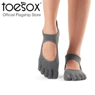 ToeSox โทซอคส์ ถุงเท้ากันลื่นแยกนิ้ว รุ่น Bellarina ปิดนิ้วเท้า