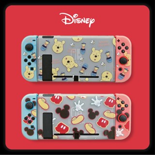 เคสซิลิโคน TPU ลายการ์ตูนดิสนีย์ มิกกี้เมาส์ วินนี่ เดอะ พูห์น่ารัก สําหรับ Nintendo Switch