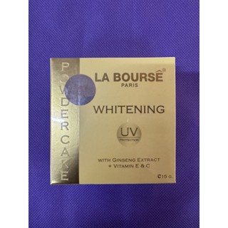 LA BOURSE UV PROTECTION POWDER CAKE 15g. ลาบูสส์ ไวท์เทนนิ่ง พาวเดอร์ เค้ก