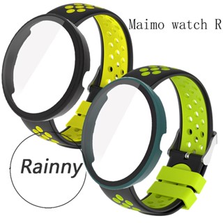 ตัวป้องกันหน้าจอ เคสซิลิโคน สําหรับ Maimo R Watch กรอบกันชน นาฬิกา Maimo Watch R Gps สายรัดซิลิโคน อุปกรณ์เสริมเข็มขัด