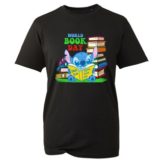 Lilo &amp; Stitch  TShirt, World Book Day Novel Reading Unisex Adults &amp;  Top