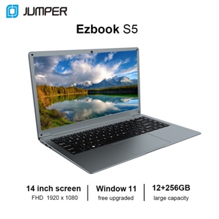 【Thai Keyboard】Jumper Ezbook S5 14 inch Laptop Notebook 12 RAM 256 SSD Intel Celeron N3350 Window 11