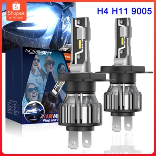 Novsight N57 หลอดไฟหน้า H4 Led H11 9005 สําหรับรถยนต์ H4 880 881 Turbo Led 50W 10000LM 32V