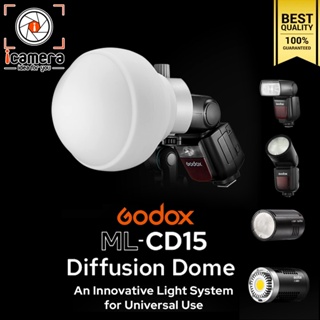Godox Softbox ML-CD15 Collapsible Diffusion Dome Kit ซ๊อฟบ๊อกทรงกลมสำหรับแฟลชหัวเหลี่ยม แฟลชหัวกลม แฟลชและ LEDเมาท์Godox