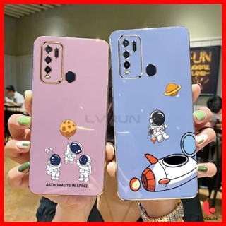 เคส Vivo Y50 Y51 Y30 Y31 Y53S Y91C Y91 Y91i Y93 Y95 Y1S Y71 Y81 Y81i Y65 Y66 Y67 V5 V5S Astronaut Soft Case 2B-XQ