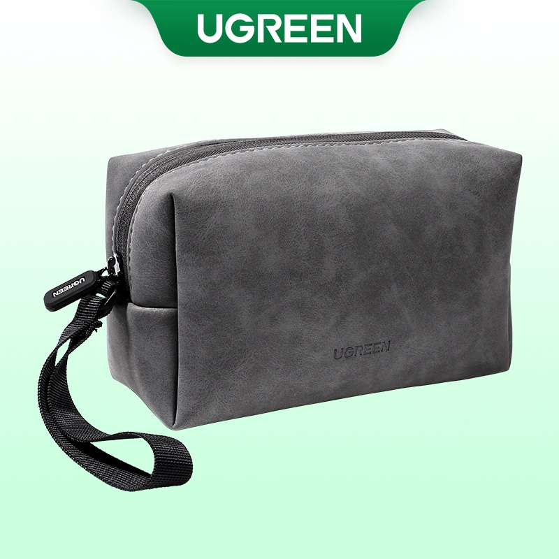 UGREEN กระเป๋าหนัง สำหรับจัดเก็บสายเคเบิล หูฟัง อุปกรณ์เสริมมือถือ Storage Bag