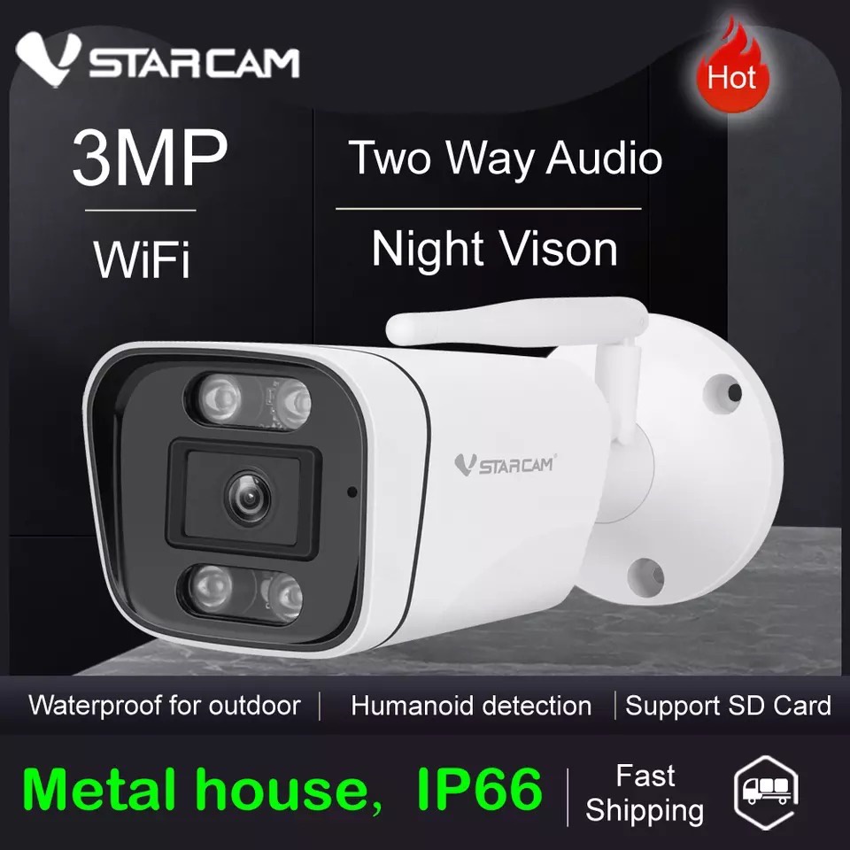 VStarcam CS58 1296P Outdoor IP Camera กล้องวงจรปิดไร้สาย ภายนอก กันน้ำ 3.0ล้านพิกเซล ราคา ถูกที่สุด ดีลบีเคเค แกลเลอรีภาพที่ 8