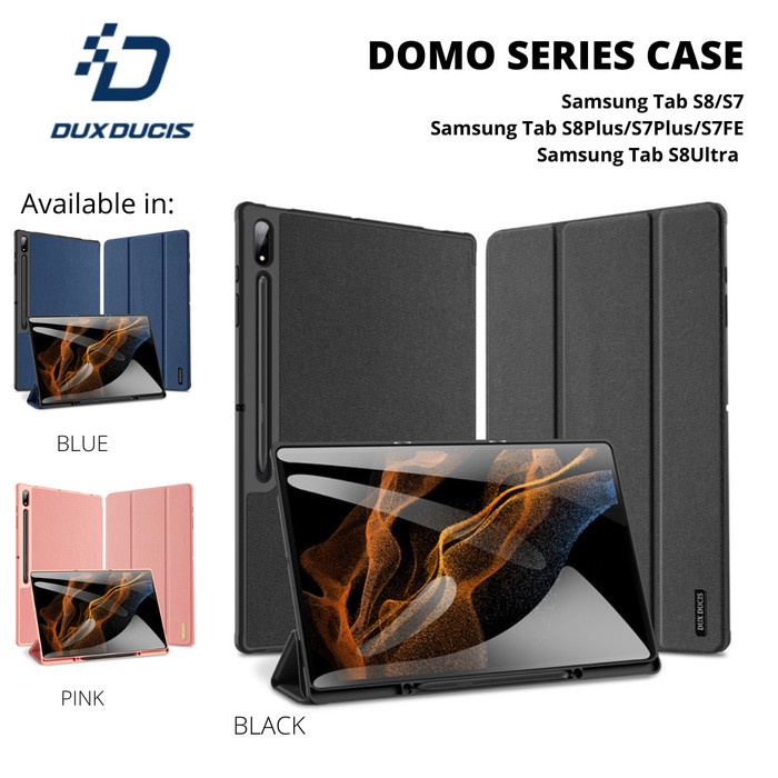 Dux Ducis Domo เคส Samsung Tab S7 S8 Plus Ultra FE เคสฝาพับ