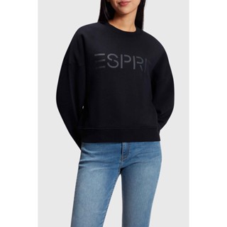 ESPRIT Womens Sweatshirt in regular with logo in print