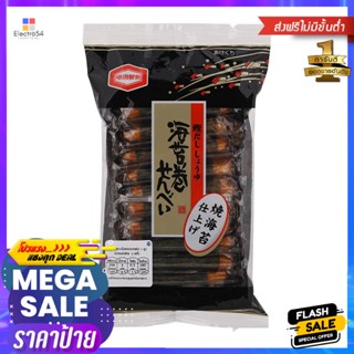 คาเมดะขนมอบกรอบผสมสาหร่าย 5.6กรัม 10ชิ้น Kameda Seaweed Biscuits 5.6g. 10pcs.