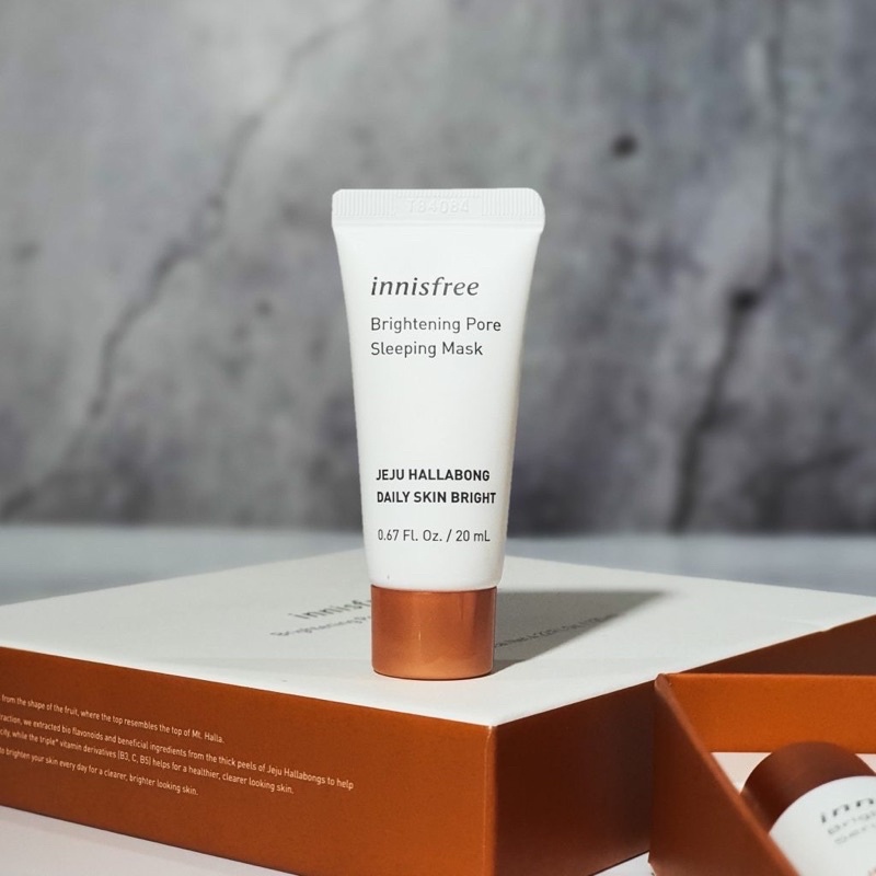 Innisfree Brightening Pore Sleeping Mask 15ml. Shopee Thailand
