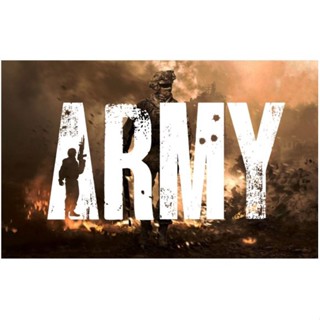 ตัวรีดติดเสื้อตัวเลข  0 - 9 ฟ้อนสวย ARMY ขาว **โปรดระบุอักษรในแชท หรือ NOTE**🔥 รีดง่ายรีดติดทุกเนื้อผ้า