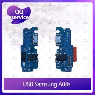 USB Samsung A04s อะไหล่สายแพรตูดชาร์จ แพรก้นชาร์จ Charging Connector Port Flex Cable（ได้1ชิ้นค่ะ) QQ service