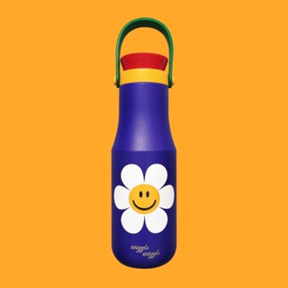 WiggleWiggle x [LocknLock] Metro Tumbler 470ml. : แก้วสแตนเลส ฝาแดง สายคล้องเขียว