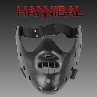 Hat หมวก Red Dragon กำเนิดอำมหิต Hannibal Lecter ฮันนิบาล เล็กเตอร์ คอสเพลย์ สีดำ วัสดุ ไฟเบอร์กลาส Fiberglass Cosplay