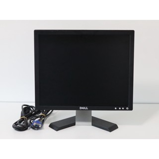 จอ Dell 17 นิ้ว MONITOR (จอมอนิเตอร์)  พร้อมสายไฟ AC สาย VGA ครบ จอสแคว