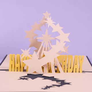 พร้อมส่ง ขายดี มี32แบบ การ์ดอวยพรวันเกิด🎂 Birthday Card Pop up 3D ป๊อปอัพ 3มิติ