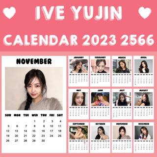 ❗พร้อมส่ง❗ 💖 ปฏิทิน IVE YUJIN 2566 2023 ขนาด 2x3 นิ้ว 💖