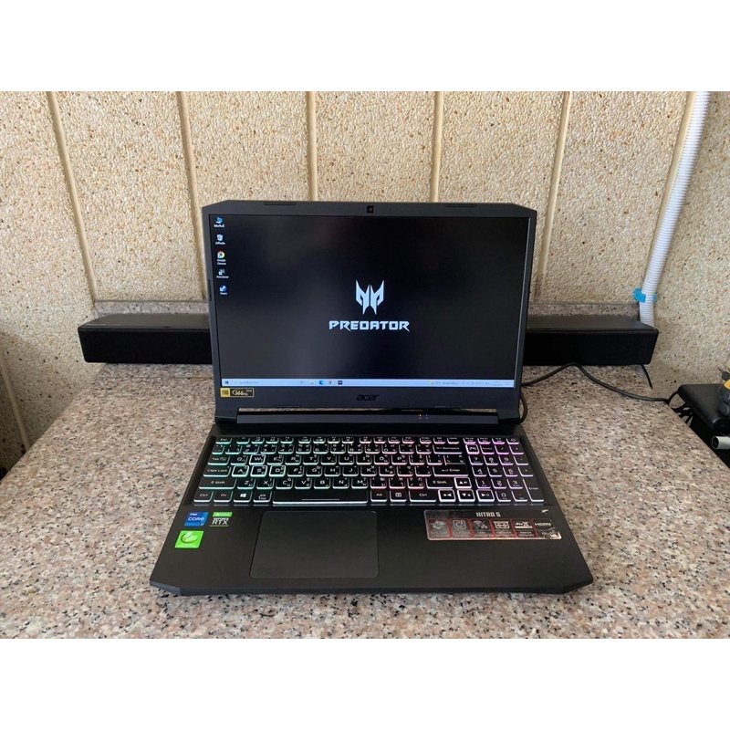 NOTEBOOK ACER NITRO 5 GAMING I7 11800H ตัวท๊อบสุด RTX 3070 ตัวแรง RAM 16GB
