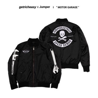 Getrich x jumper Motor Garage Bomber Jacket