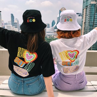 🌈 เสื้อยืด #BTS EGO T-SHIRT &amp; และหมวก BUCKET HAT สุดสดใส🌞สกรีน FLEX PRINT อย่างดี✨