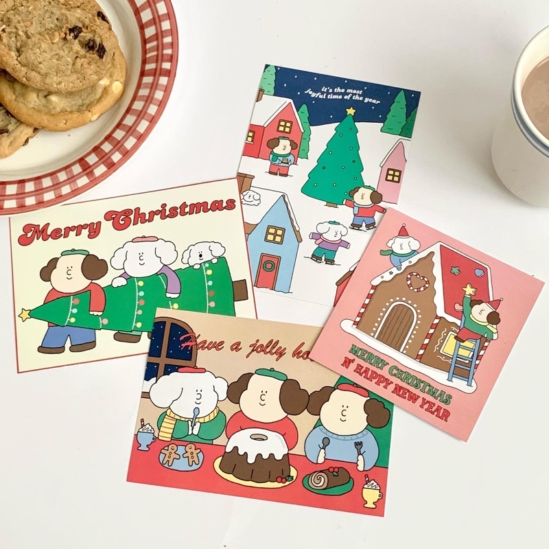 2022 Christmas postcard โปสการ์ดคริสต์มาส