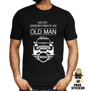 เสื้อยืดครอป เสื้อยืดแขนสั้น พิมพ์ลาย Mini Cooper Car พลัสไซซ์ ของขวัญวันเกิด สําหรับผู้ชาย XS-6XLS-5XL