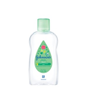 อโลเวร่า แอนด์ วิตามินอี เบบี้ ออยล์ จอห์นสัน Johnson Baby Oil Aloe Vera&amp;Vitamin E 125 ml.