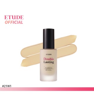 ETUDE (NEW) Double Lasting Foundation SPF35/PA++ (30 g) #21W1 Beige อีทูดี้ รองพื้นเนื้อแมตต์