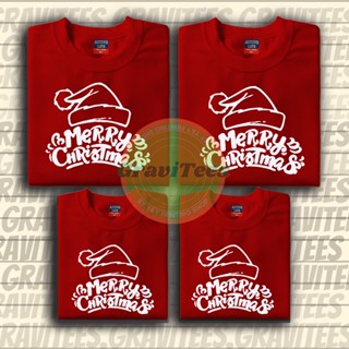 GRVITEES| MERRY CHRISTMAS SANTA HAT 2023 NEW YEAR TSHIRT FAMILY TSHIRT SET 99 KIDS 169 ADULT/UNISEX