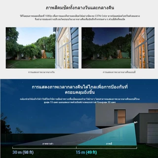 🔥ขายดีมาก🔥⚡️กล้องวงจรปิดไร้สาย⚡️EZVIZ รุ่น C3TN 2MP 4MP Wi-Fi Camera H.265 ตรวจจับการเคลื่อนไหว รับประกัน 2