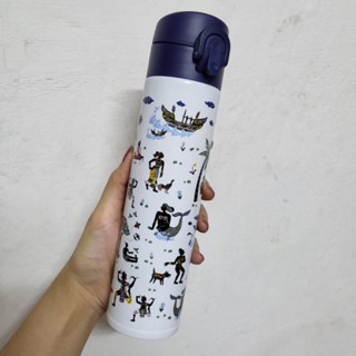 กระบอกน้ำ ขวดน้ำเก็บอุณหภูมิ tumbler Paktai ลายปักษ์ใต้