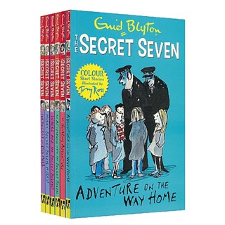 หนังสือวรรณกรรม The Secret Seven ชุด 6 เล่ม Colour Short Stories ภาพสี