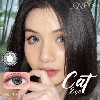 Bigeye gray บิ๊กอายสีเทา Cateye Lovely คอนเเทคเลนส์กรองเเสงUV