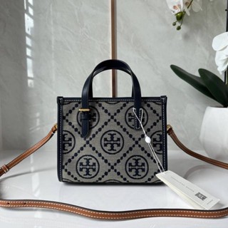 TORY BURCH T MINI MONOGRAM TOTE