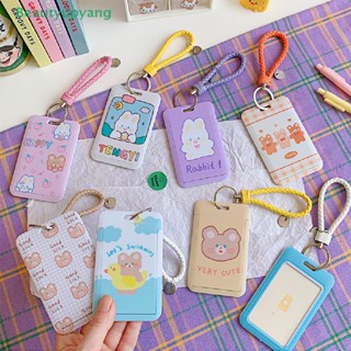 [Beautyupyang] เคสใส่บัตรเครดิต บัตรประจําตัว ลายการ์ตูนกระต่าย หมีน่ารัก สําหรับรถบัส ธนาคารธุรกิจ